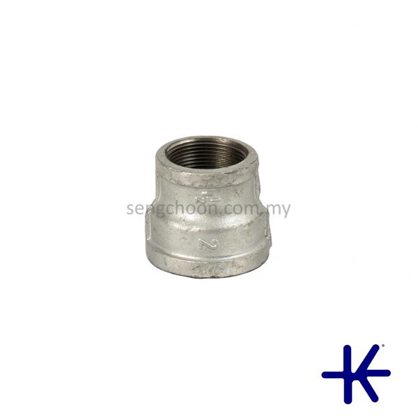 KINKO GALVANISED MALLEABLE IRON REDUCING SOCKET BSPT