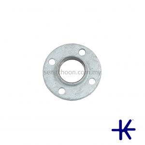 KINKO GALVANISED MALLEABLE IRON ROUND FLANGE WITH TABLE E HOLE BSPT (2)