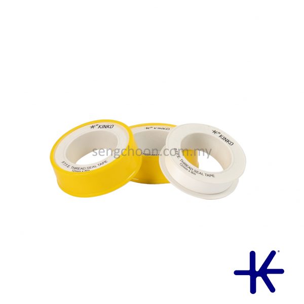 KINKO TEFLON PTFE SEALING TAPE 12MM X 0.1MM X 8M