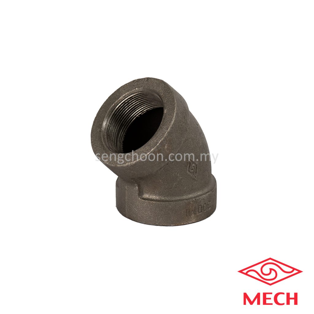 Mech Malleable Iron Steam Reducing Nipple 150lbs Bspt Sengchoon 2914