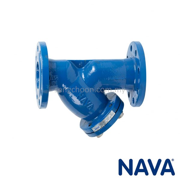 NAVA EPOXY COATED DUCTILE IRON Y-STRAINER, PN16 FLANGED, 815A